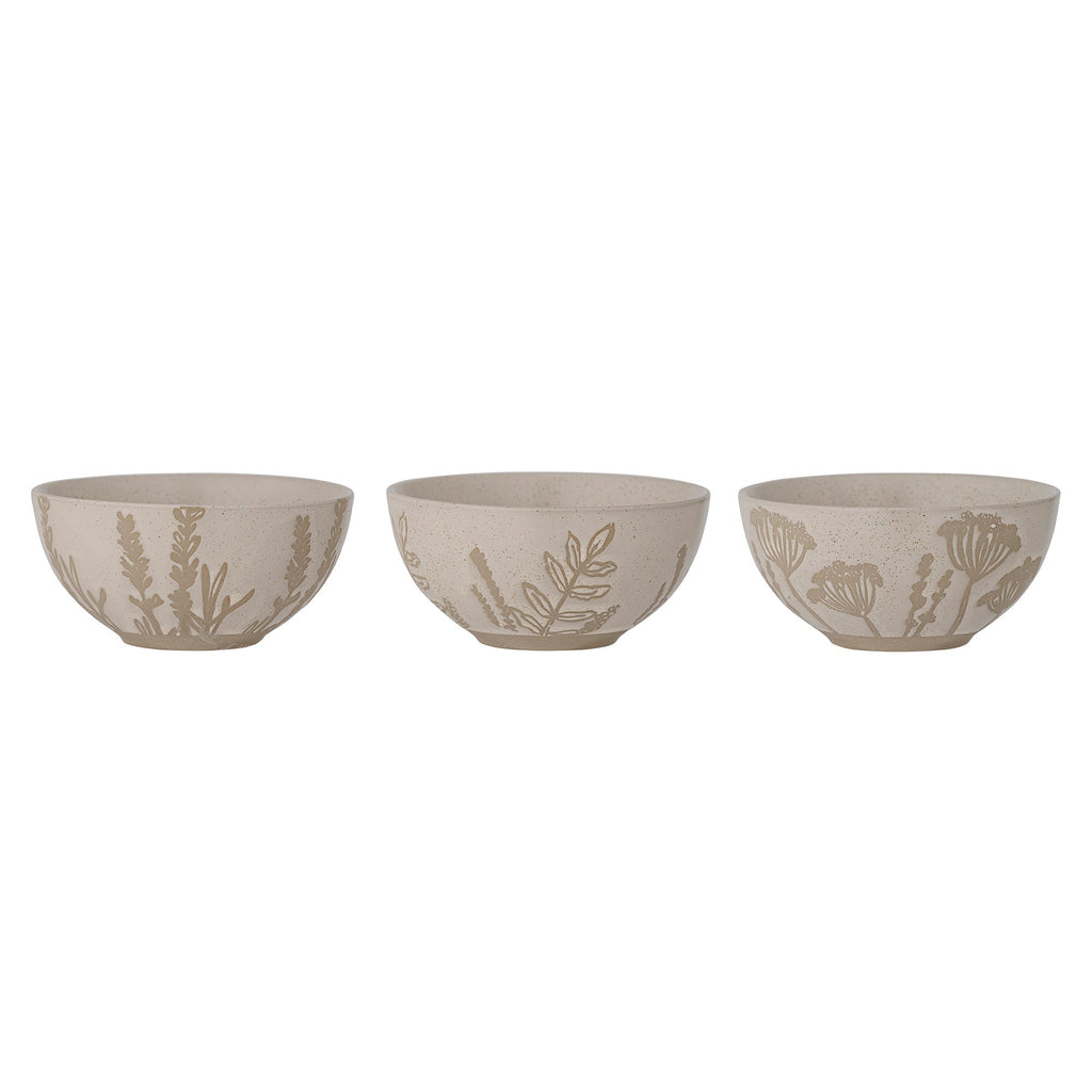 Primrose - Set of 4 Bowls - Natural - Stoneware