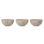 Primrose - Set of 4 Bowls - Natural - Stoneware