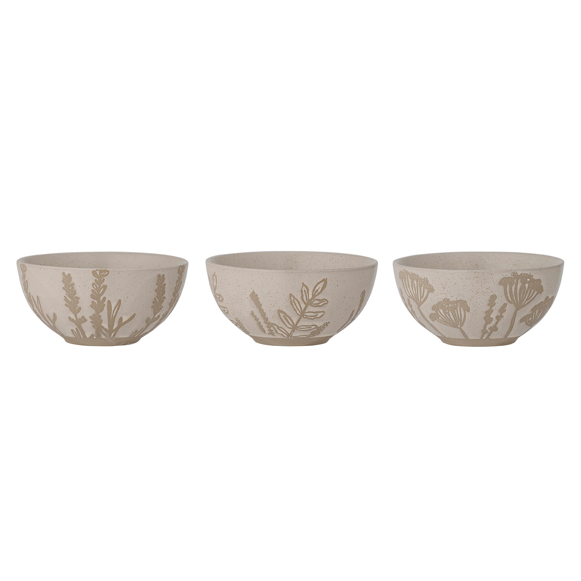 Primrose - Set of 4 Bowls - Natural - Stoneware