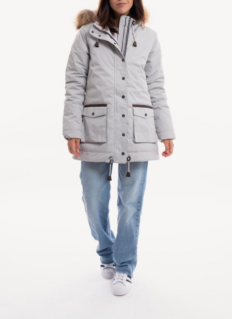 Pyrenex - Manteau Gabardine - Pearl - Femme