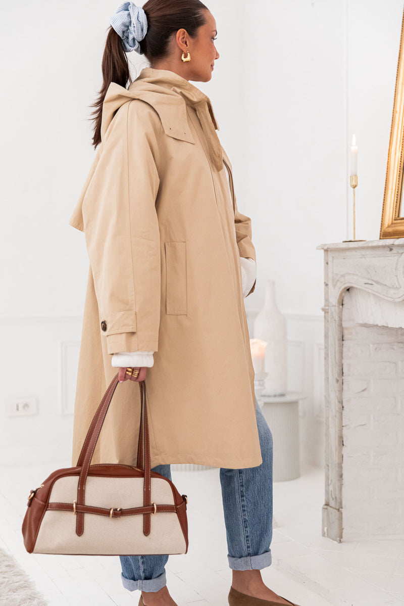 LANA Beige - Trench Long