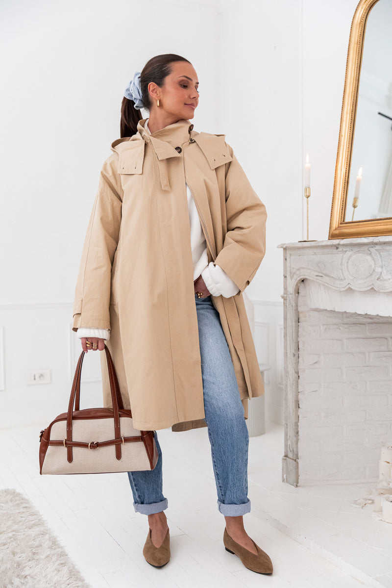 LANA Beige - Trench Long