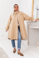 LANA Beige - Trench Long
