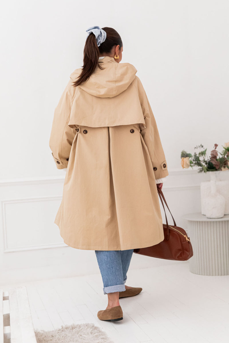 LANA Beige - Trench Long