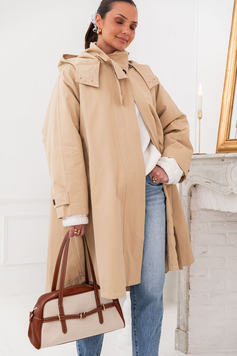 LANA Beige - Trench Long