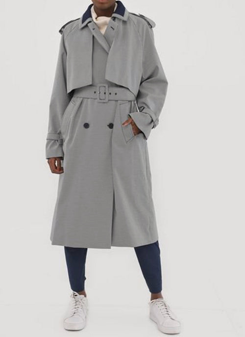 Lacoste - Trench Coat - Geode/Charron-Marine - Femme