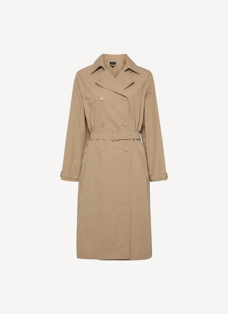 A.P.C. - Trench Irene - Dark Beige - Femme