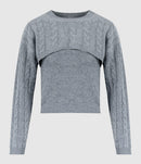 Tresse - Pull Mapila Gris - Femme