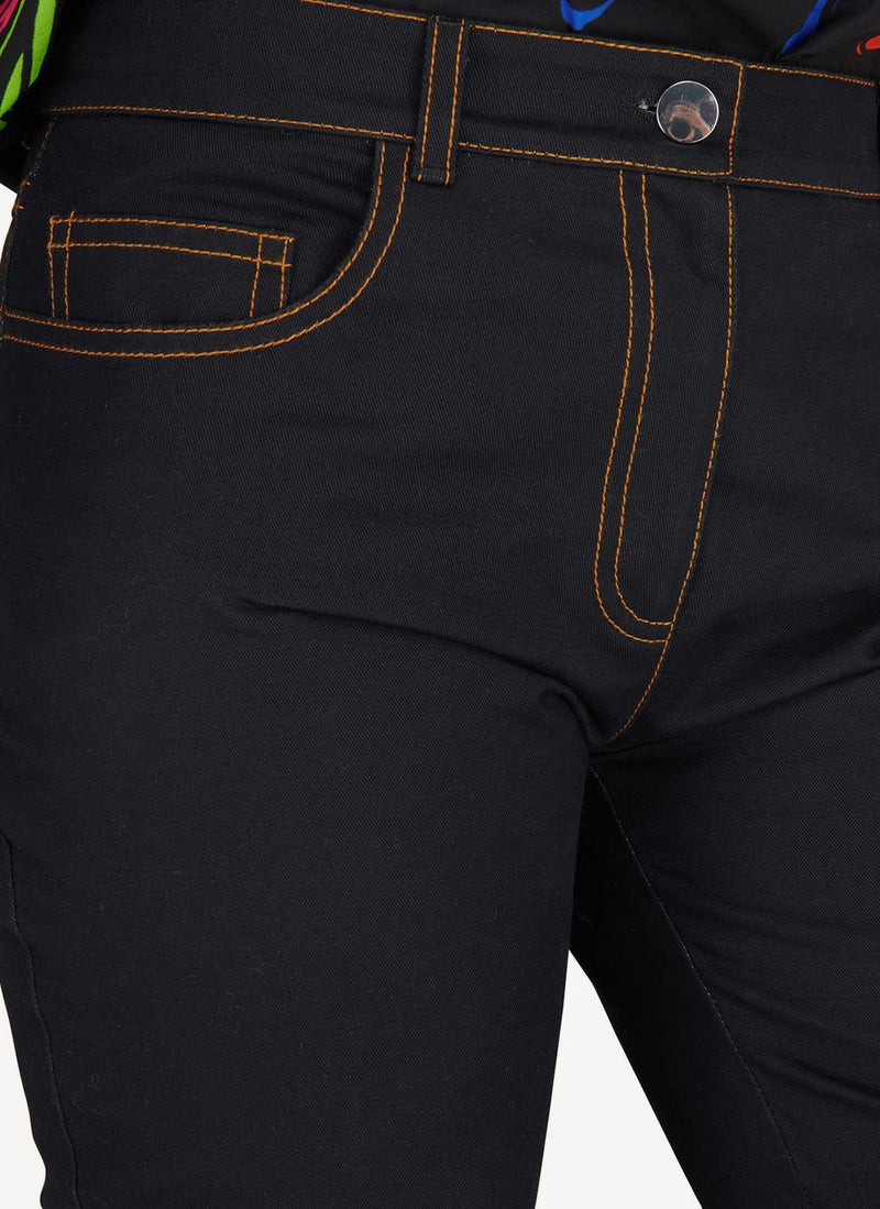 Charles De Vilmorin - Pantalon Avec Poches Piquées - Black - Homme