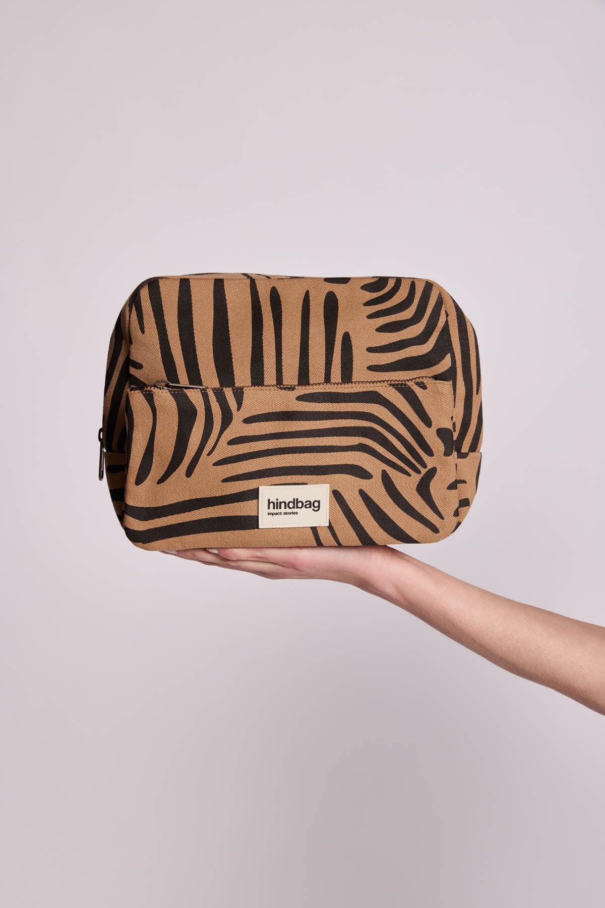 Toilettaske Xl Alix - Zebra Kanel