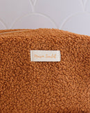 Trousse De Toilette Charlotte Moumoute - Petit Format - Camel