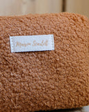 Trousse De Toilette Charlotte Moumoute - Grand Format - Camel