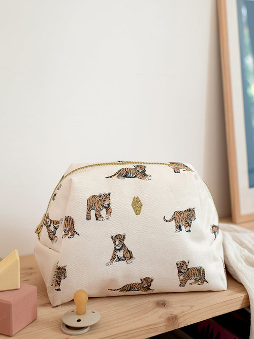 trousse de toilette bébé tigre milinane