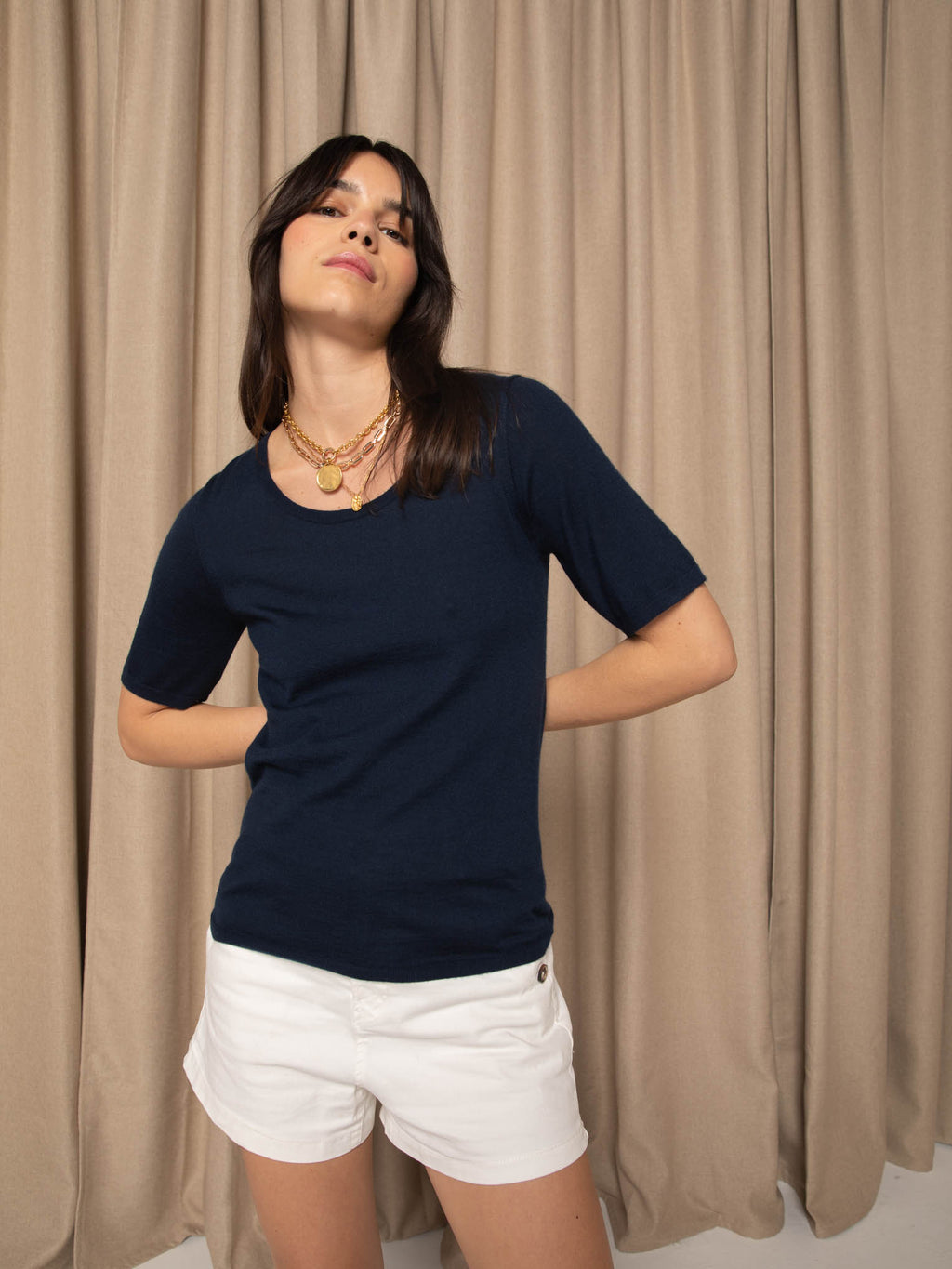 Pull Bari - Navy - Femme