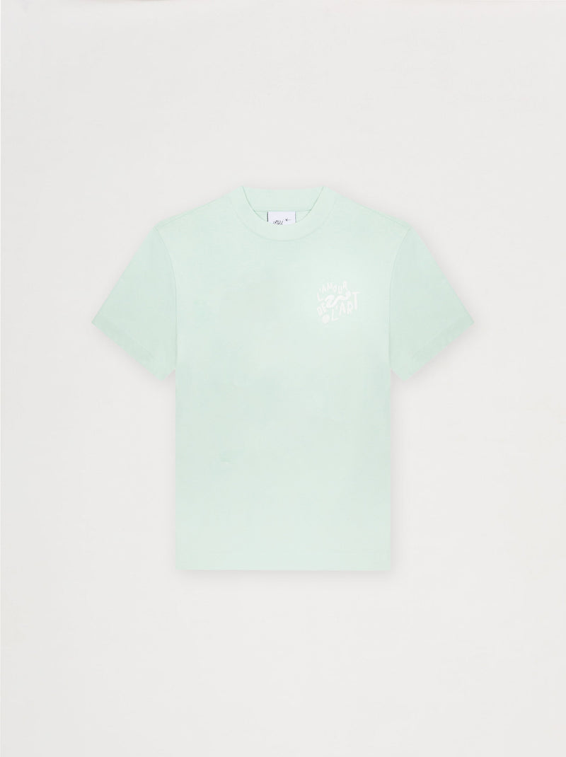 T-shirt unisexe ILLUSTRATION vert d'eau