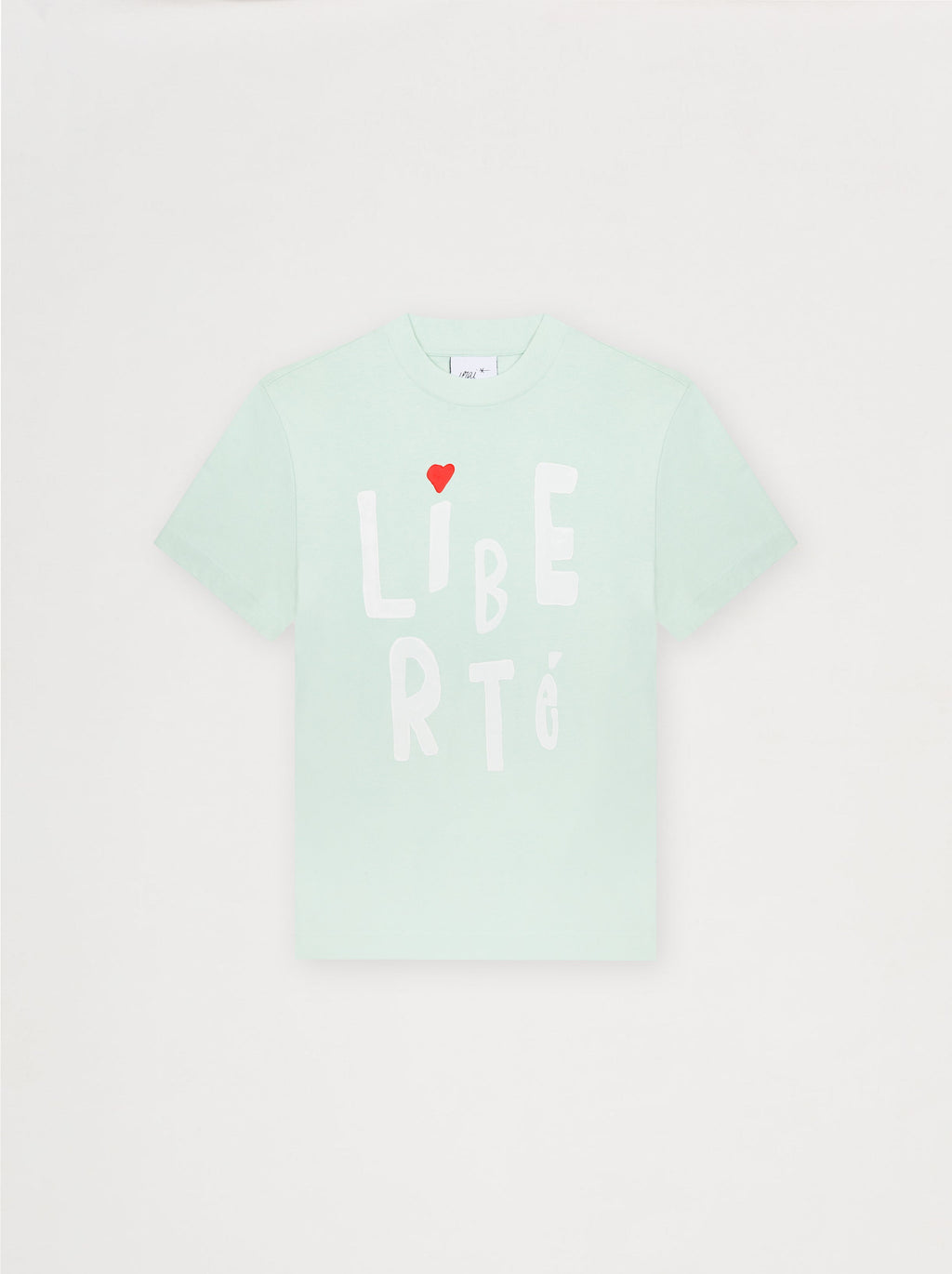 T-Shirt Unisexe Coup De Pinceau Vert D'Eau