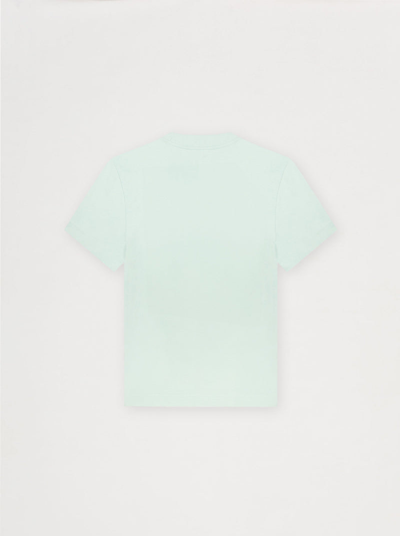 T-shirt unisexe COUP DE PINCEAU vert d'eau