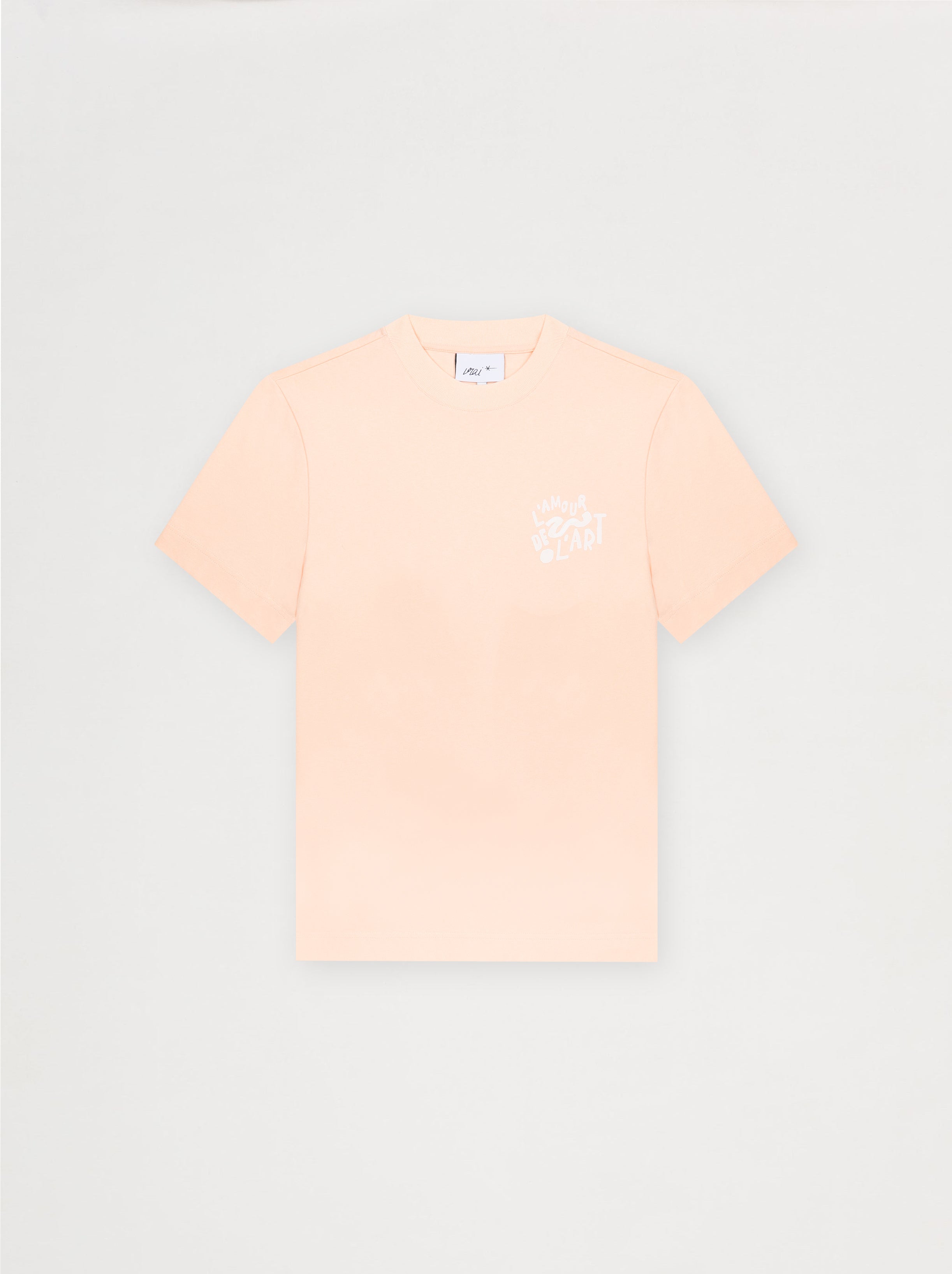 T-Shirt Unisexe Illustration Abricot