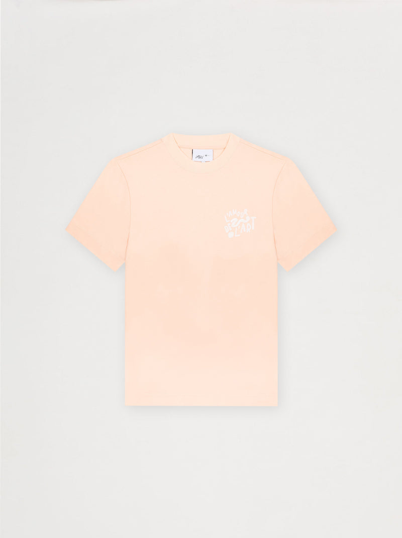 T-shirt unisexe ILLUSTRATION abricot