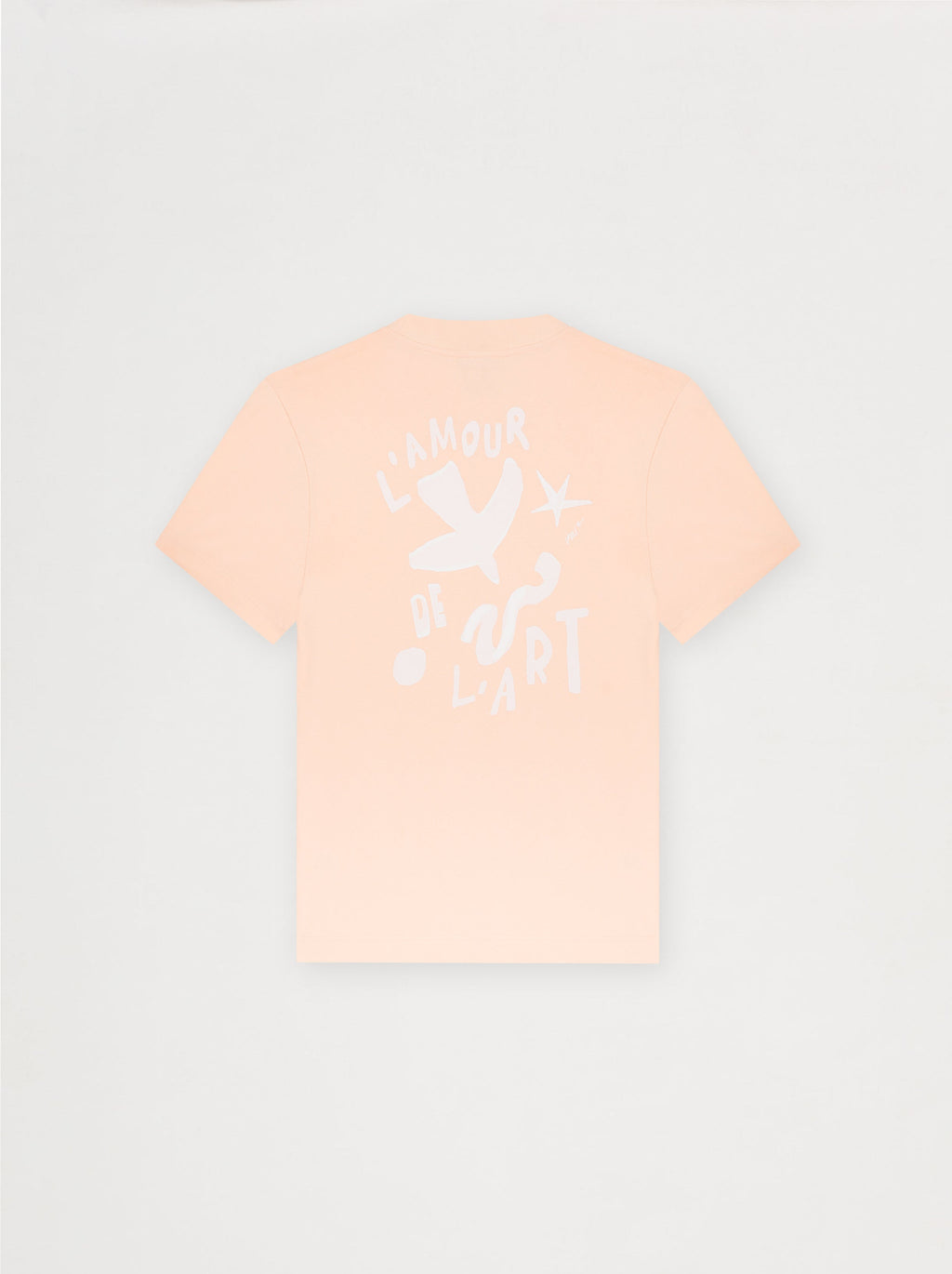 T-Shirt Unisexe Illustration Abricot