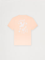 T-Shirt Unisexe Illustration Abricot