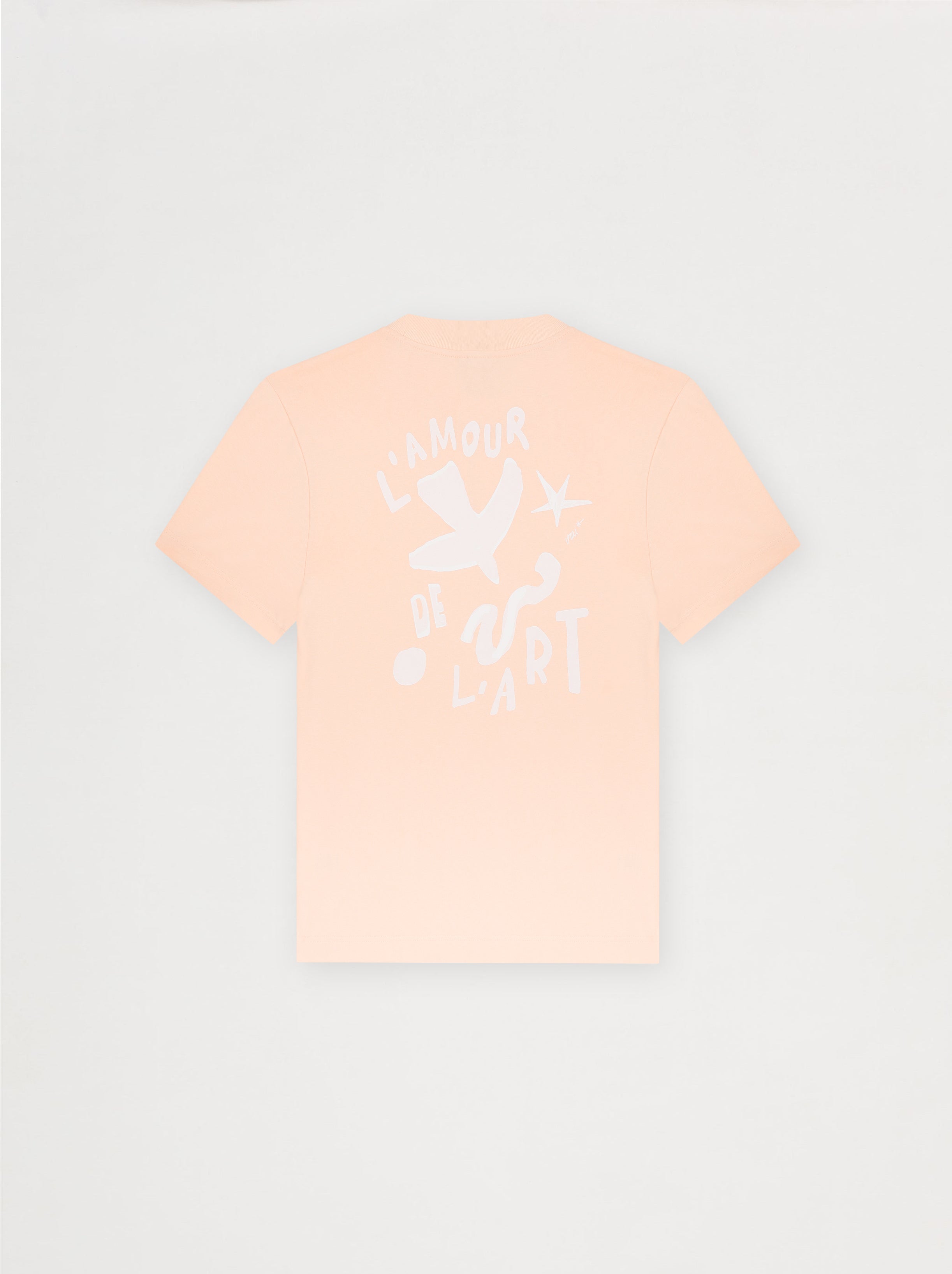 T-Shirt Unisexe Illustration Abricot