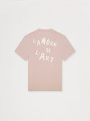 T-shirt unisexe L'ART DE L'AMOUR rose glacé