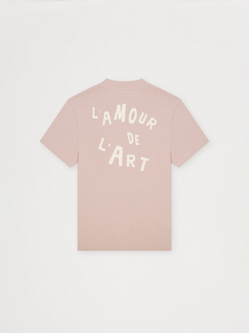 T-shirt unisexe L'ART DE L'AMOUR rose glacé