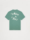 T-Shirt Unisexe L'Art De L'Amour Vert Givré