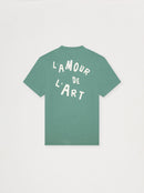 T-shirt unisexe L'ART DE L'AMOUR vert givré