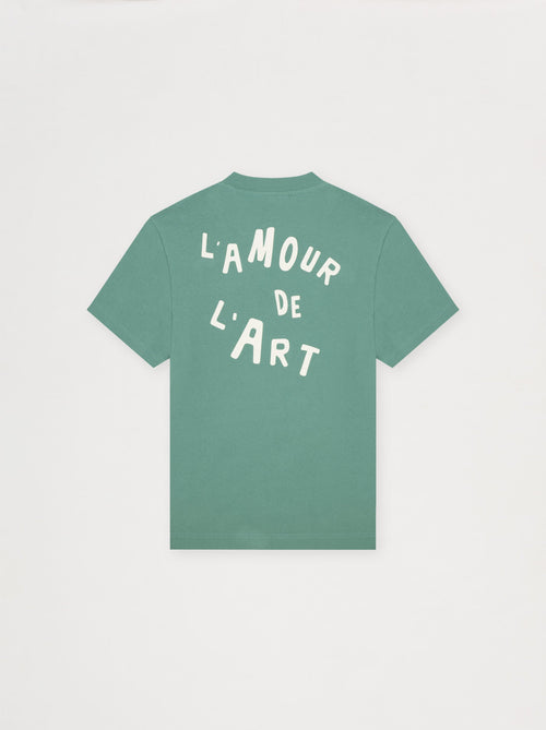 T-shirt unisexe L'ART DE L'AMOUR vert givré