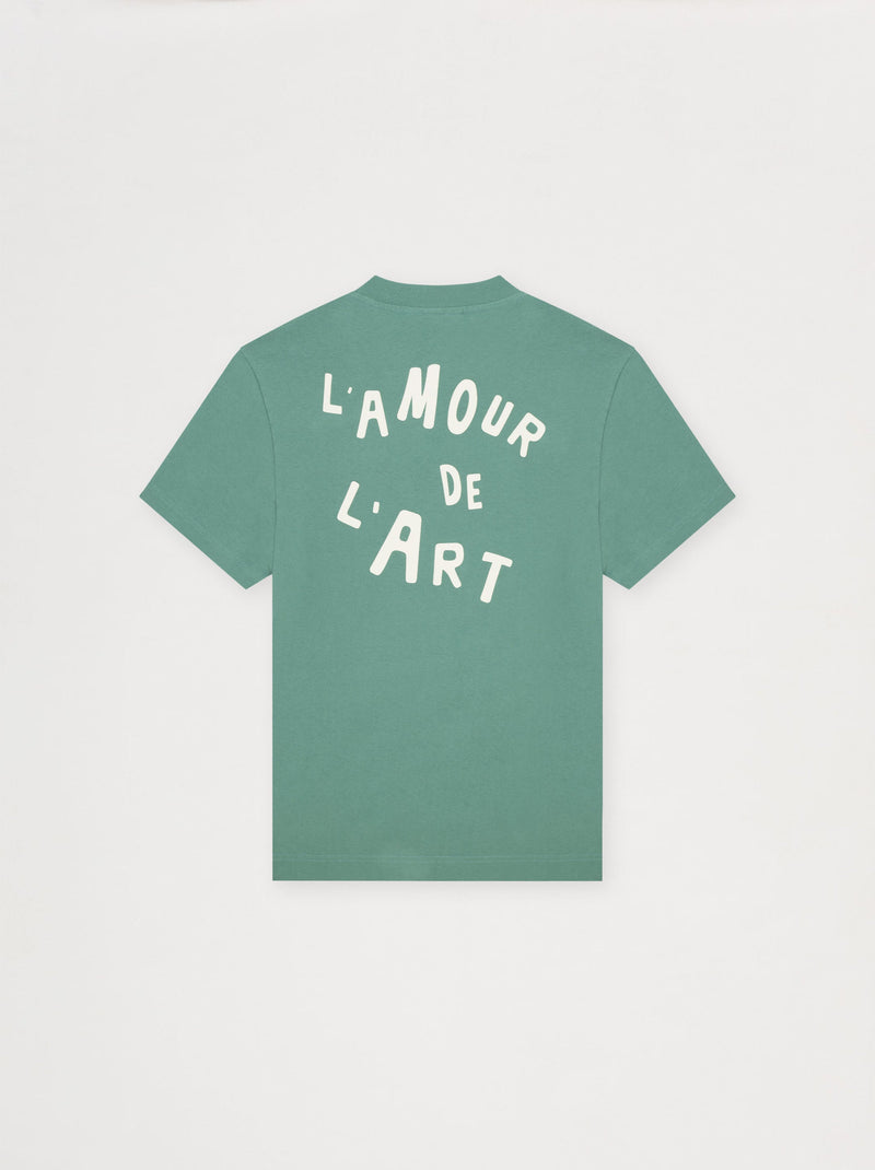 T-shirt unisexe L'ART DE L'AMOUR vert givré