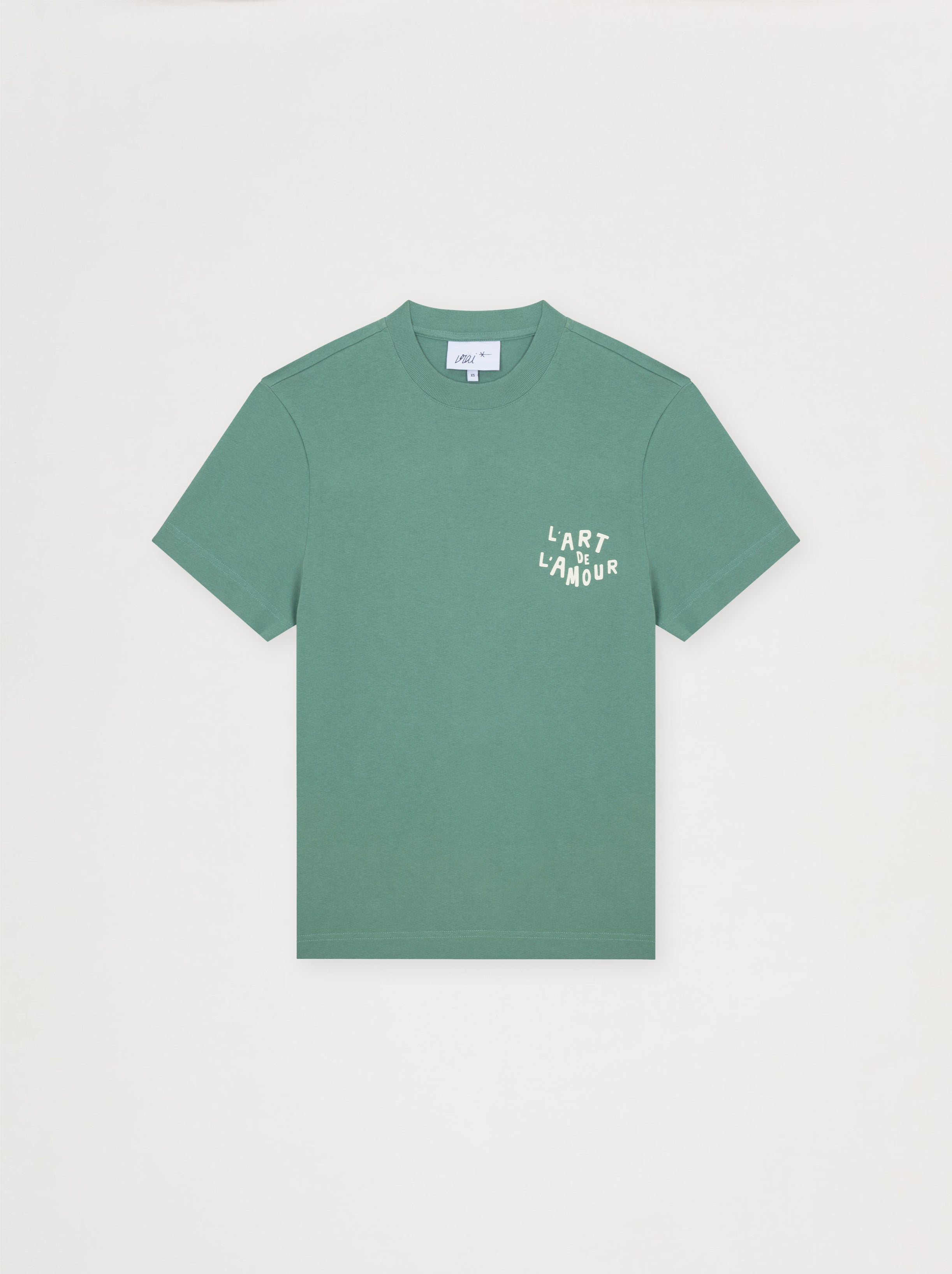 T-Shirt Unisexe L'Art De L'Amour Vert Givré