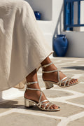 Cuphea Sandals - Platinum