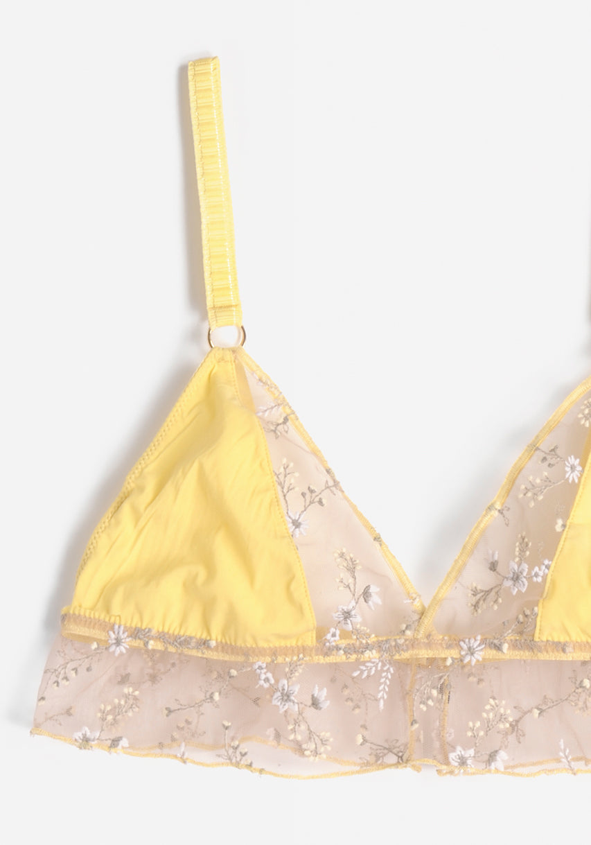Soutien-Gorge Triangle Vasco - Jaune