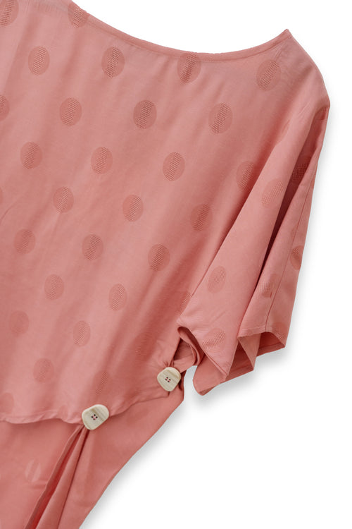 Tunique Botones Jacquard Café Rose