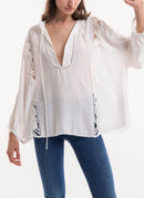 Iro - Blouse Felicia - Ecru - Femme