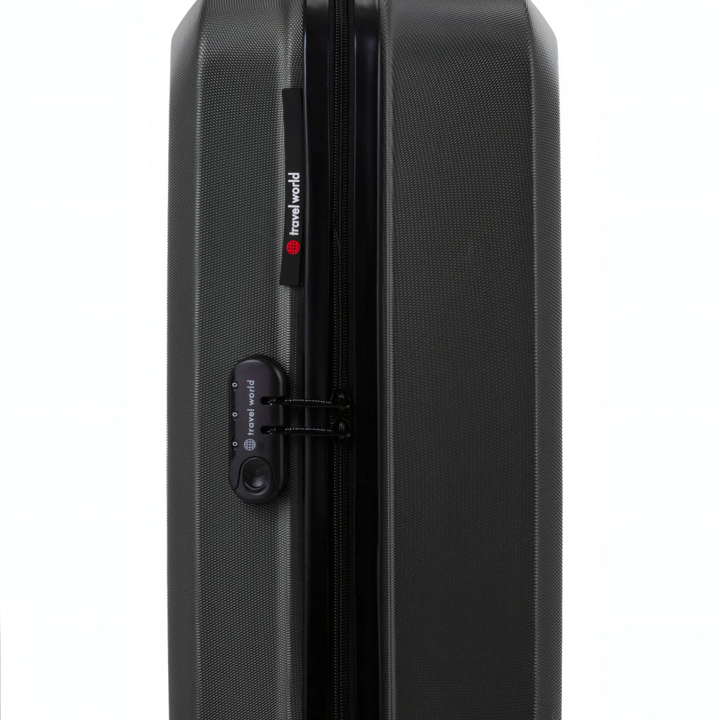 Set Di 2 Valigie Travel World Aca - Grigio Scuro