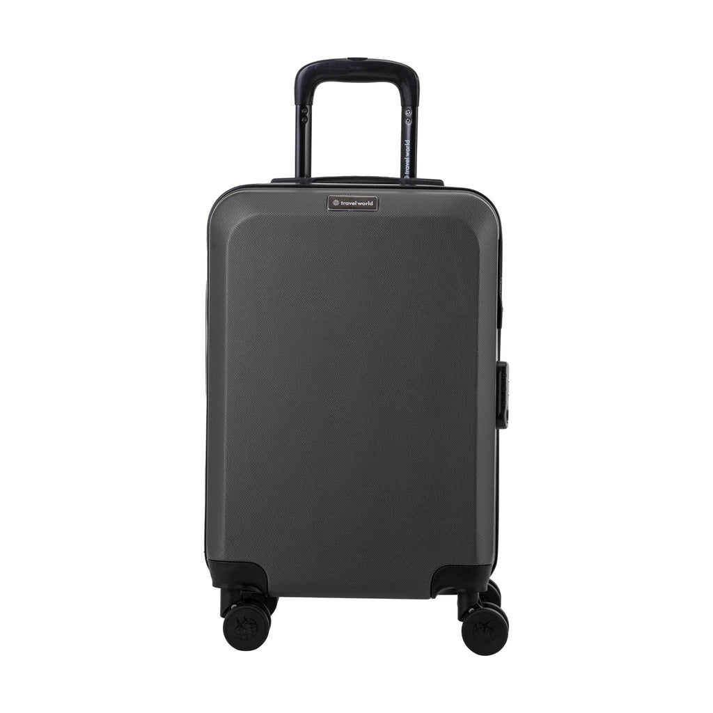 Set Di 2 Valigie Travel World Aca - Grigio Scuro
