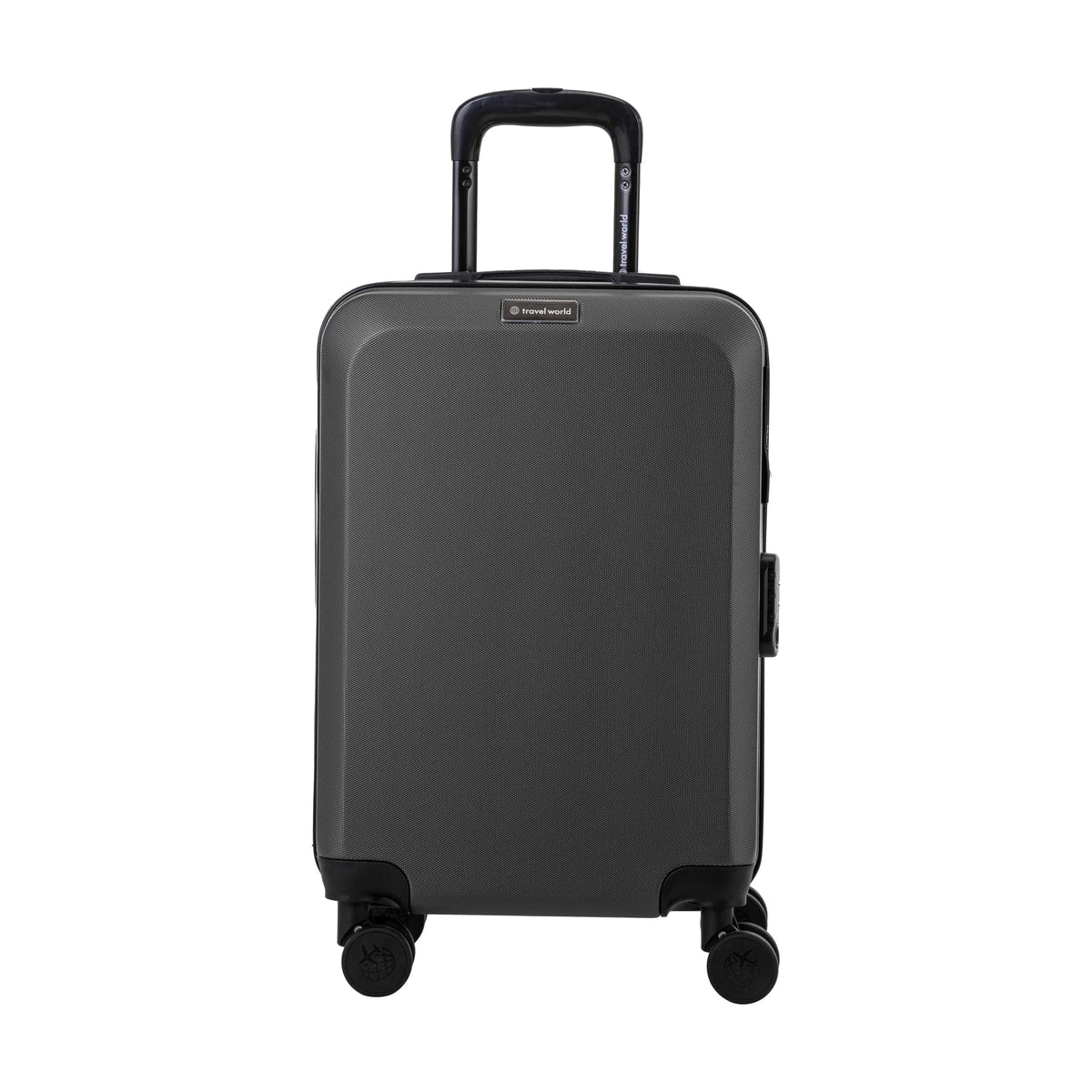 Set Di 2 Valigie Travel World Aca - Grigio Scuro