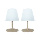 Cordless table lamp - Twins Cream - Doré