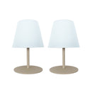 Lámpara de mesa inalámbrica - Twins Cream