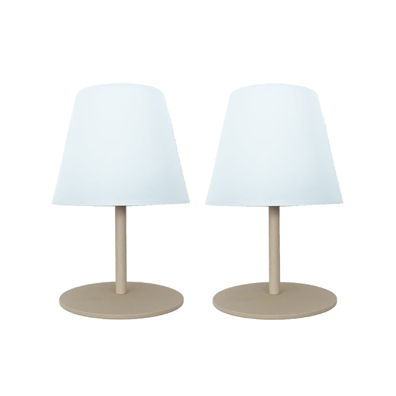 Lámpara de mesa inalámbrica - Twins Cream