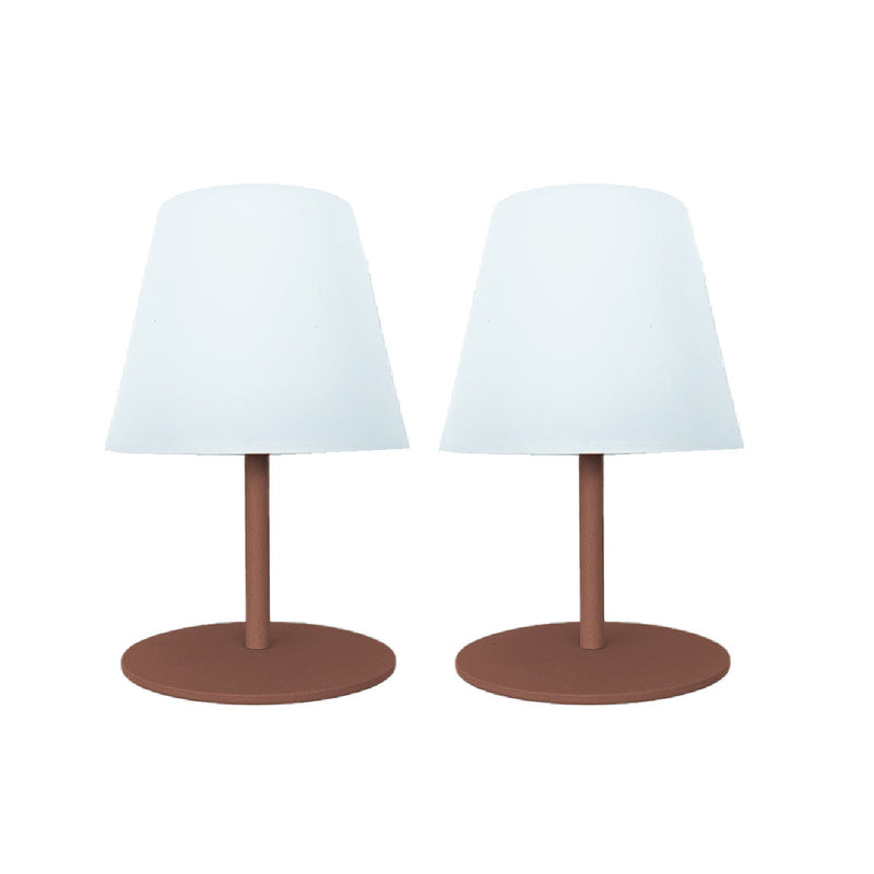 Cordless Table Lamp - Twins Terracota