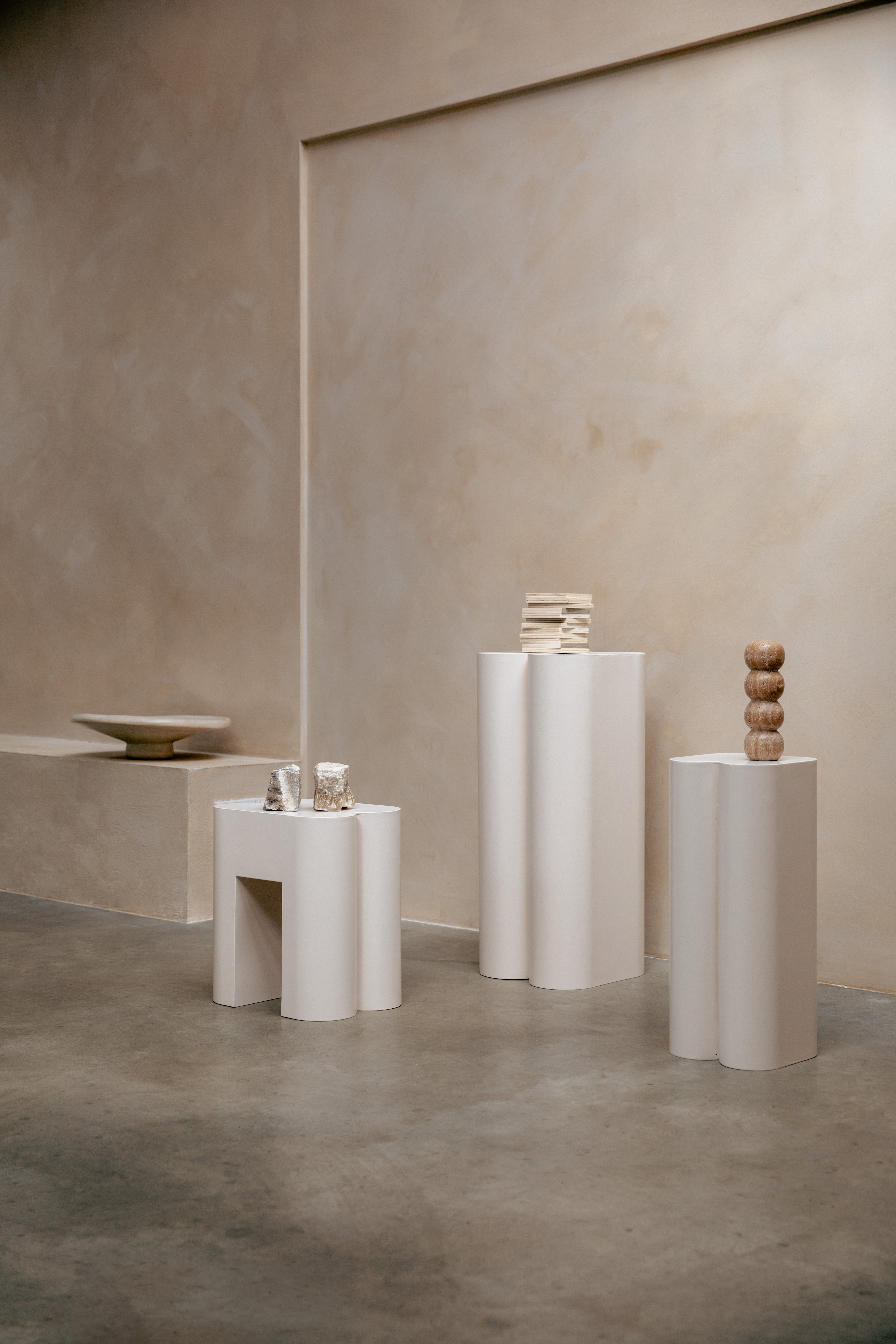 Shape - Bar & Counter Stool - Iron - Beige