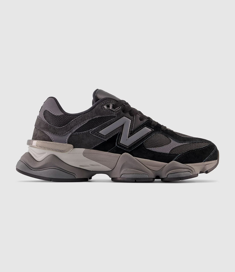 New Balance - Baskets 9060 Cuir Noir - Femme