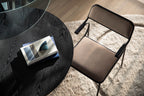 Alba - Dining Room Armchair - Fabric - Black/Beige