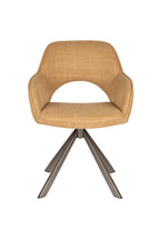 Toye - Dining Chair - Polyester - Ochre/Yellow