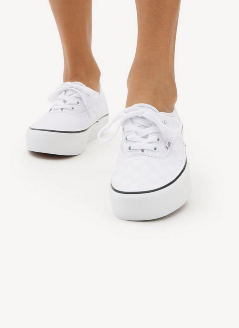 Vans - Baskets Ua Authentic Plateforme 2.0 - Blanc - Unisexe