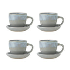 Brenta - Tasse Avec Soucoupe - Bleu - Grès